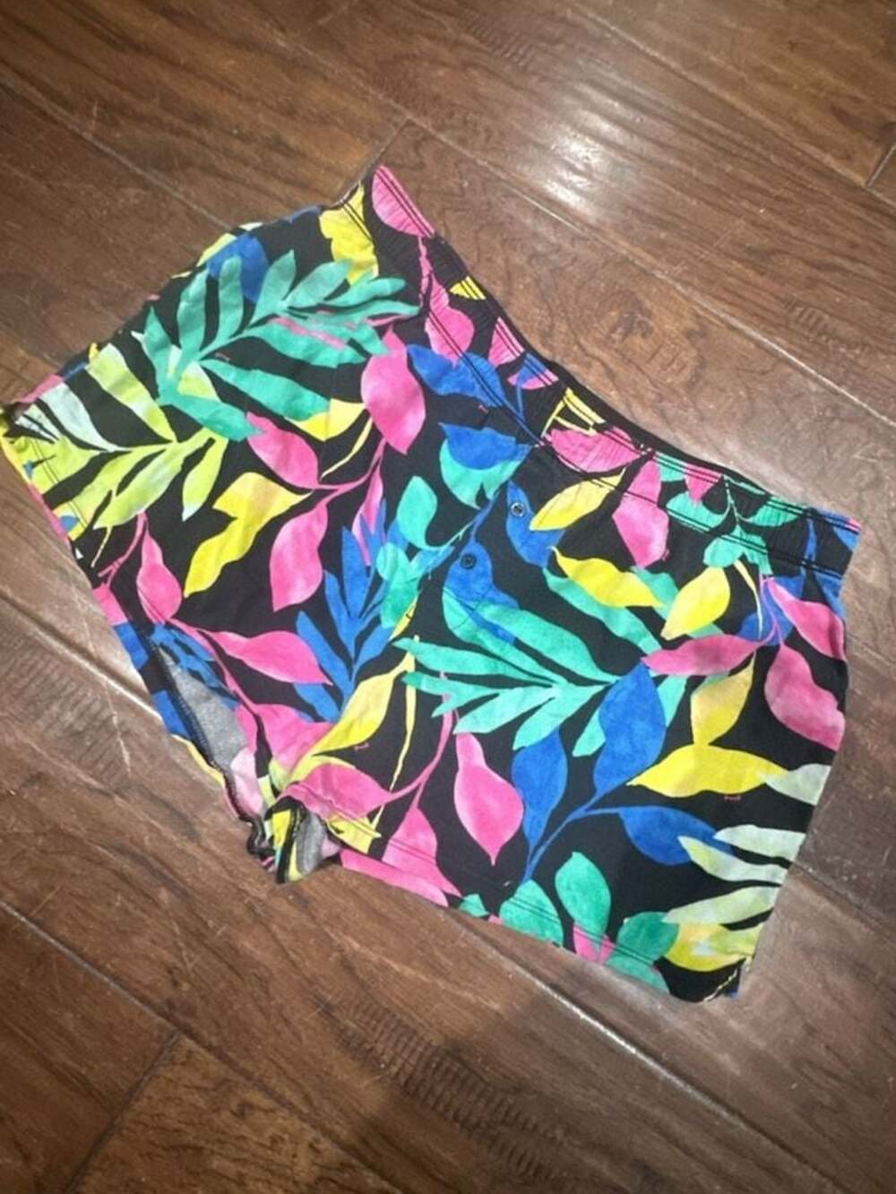 Victoria's Secret PINK Tropical Leaf Print Boxer Sleep‎ Shorts